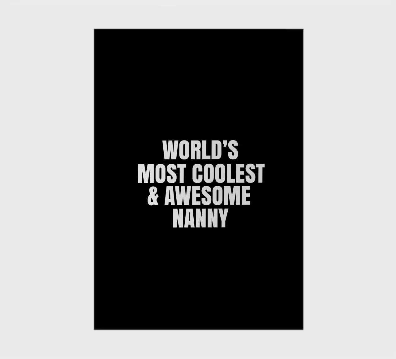 World's most coolest and awesome nanny notebook by happieeagle
