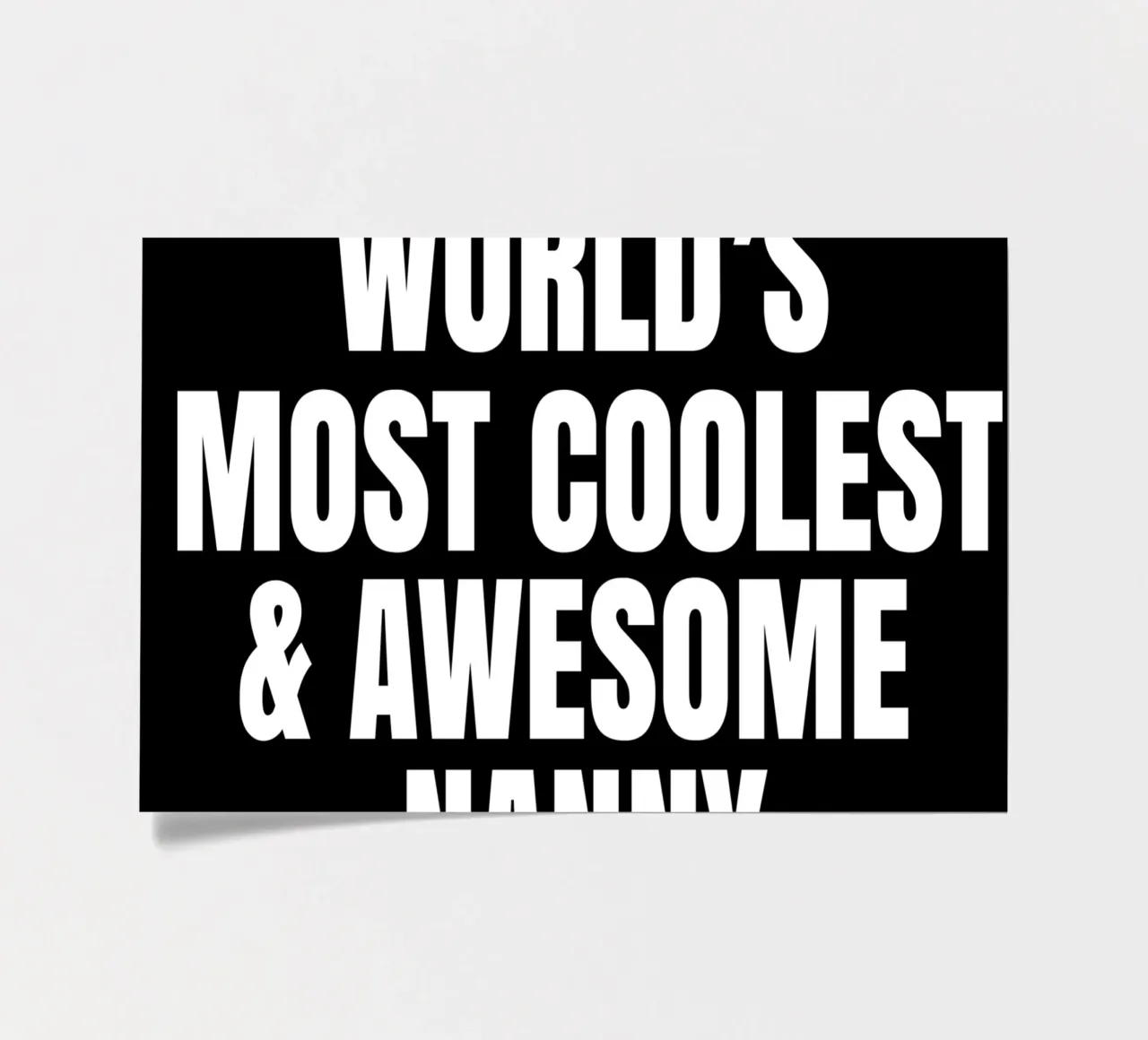 World's most coolest and awesome nanny sticker sheet by happieeagle