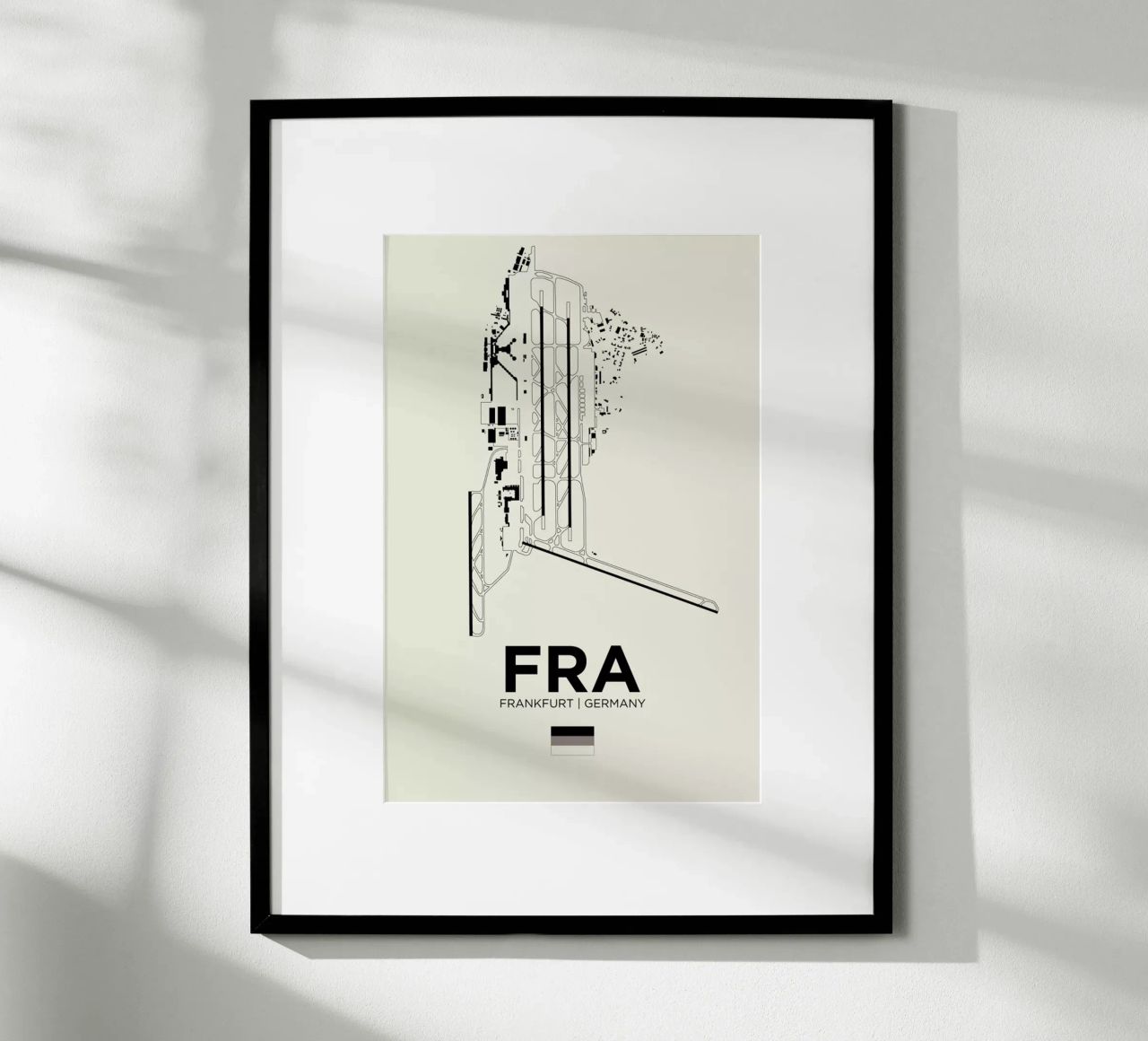 FRA Airport Frankfurt Poster von 08left
