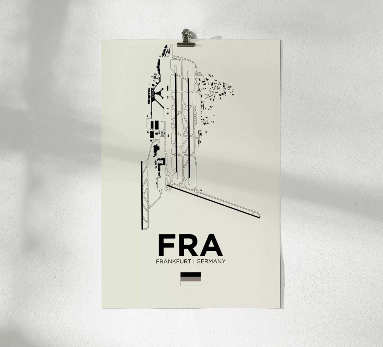 FRA Airport Frankfurt Poster von 08left