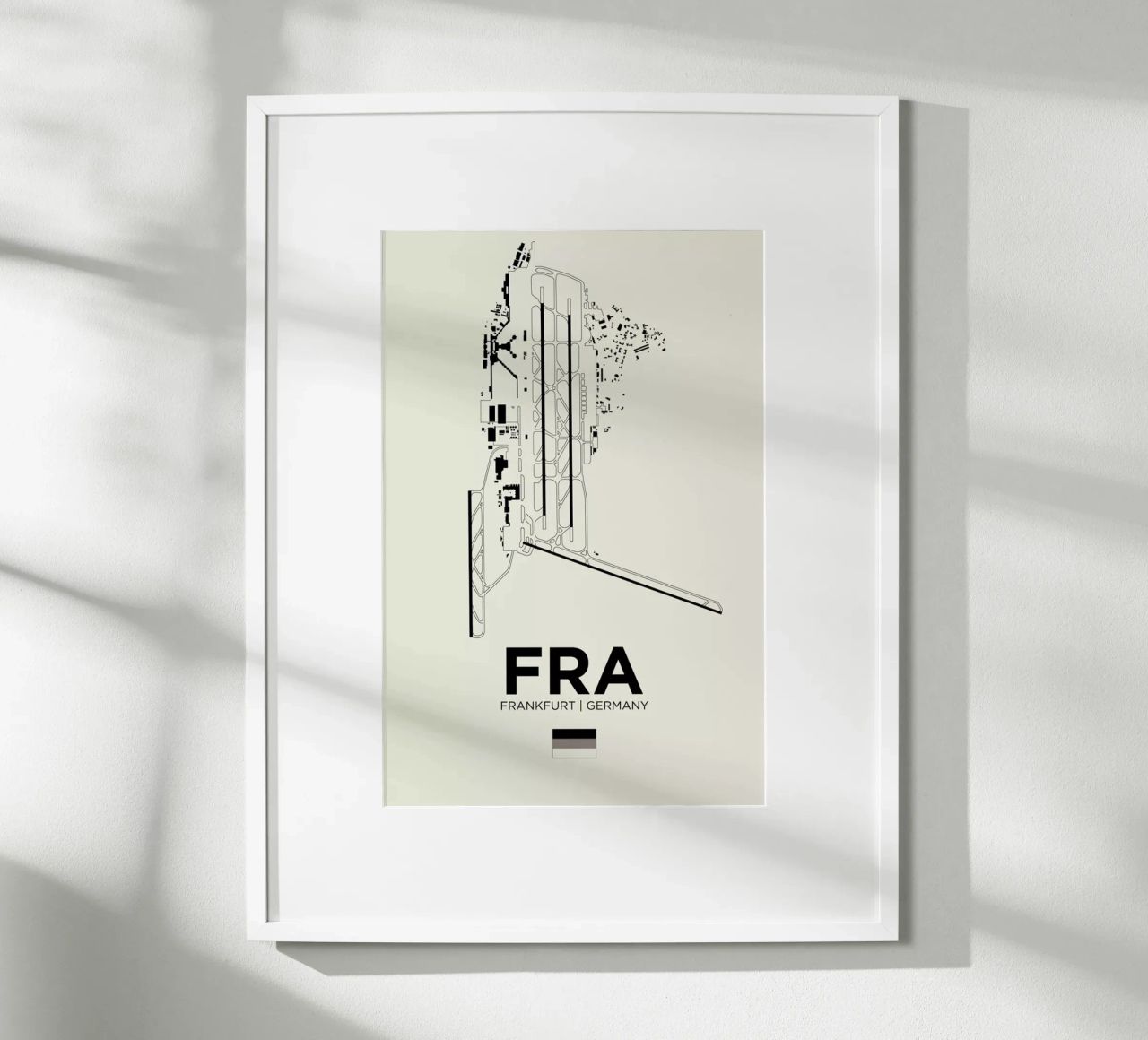 FRA Airport Frankfurt Poster von 08left