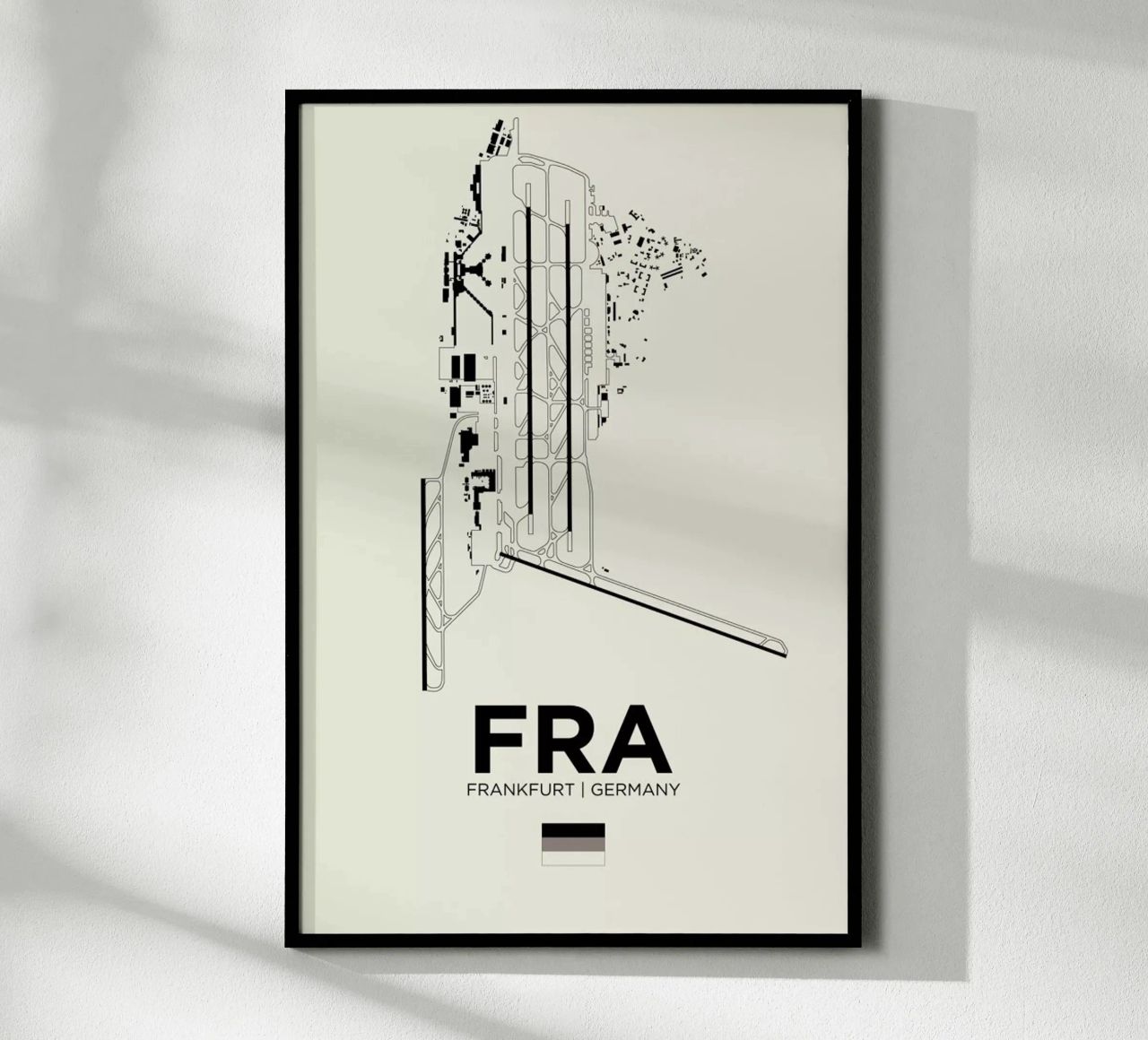 FRA Airport Frankfurt Poster von 08left