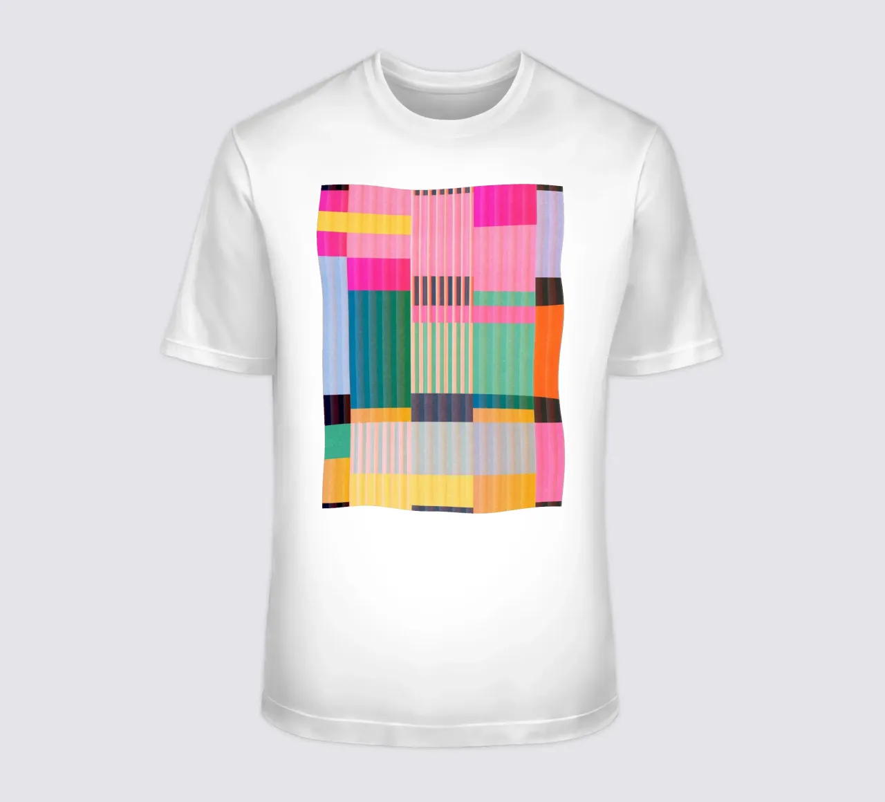 Colorful Geometric Abstract Art 22 t-shirt by Gaite