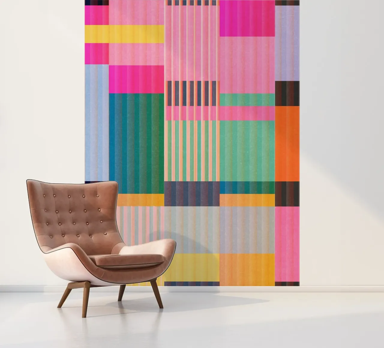 Bunte geometrische abstrakte Kunst 22 Fototapete von Gaite