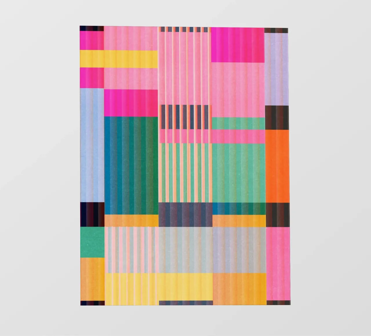 Bunte geometrische abstrakte Kunst 22 Fototapete von Gaite