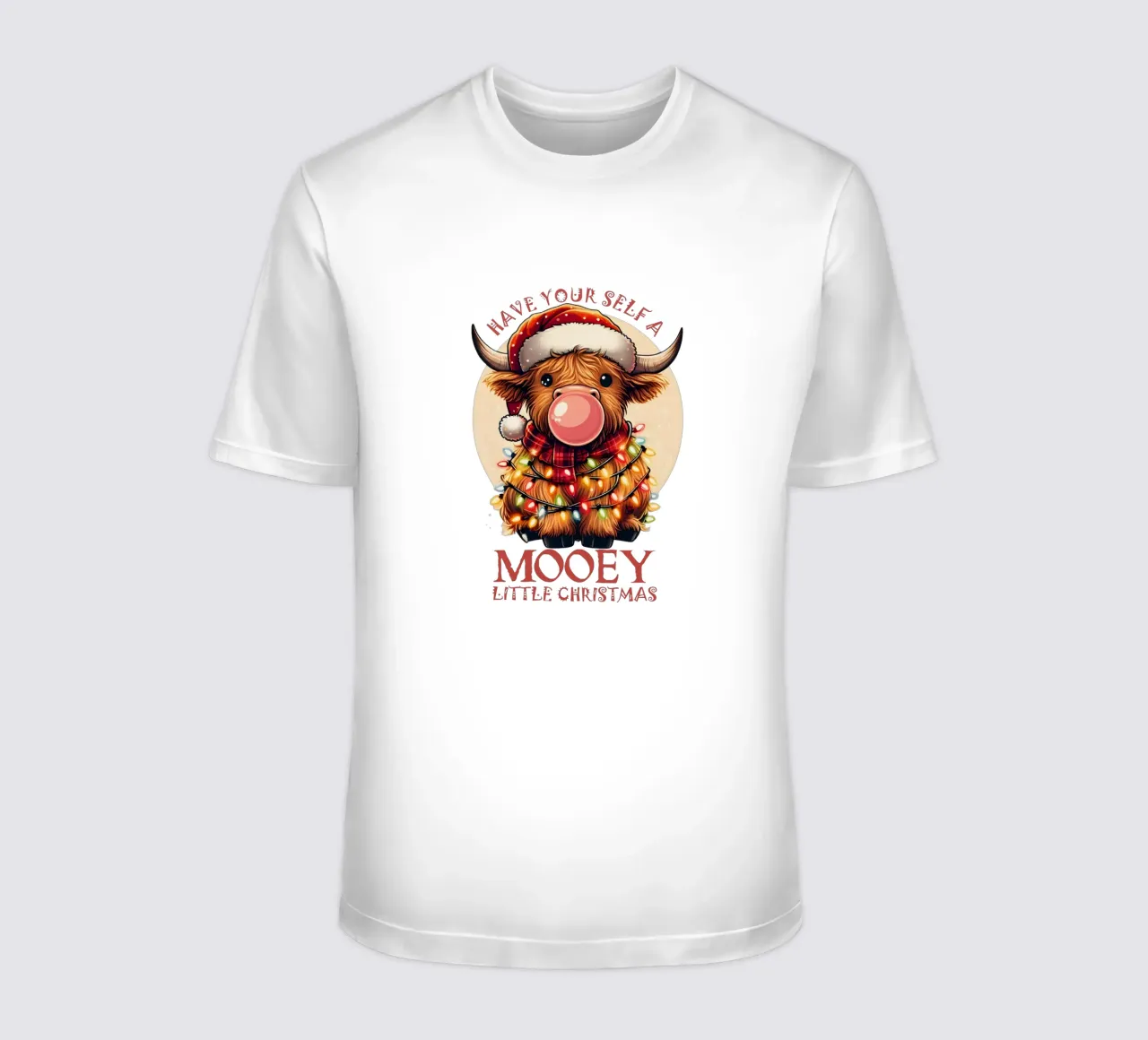 Have yourself a MOOEY little Christmas t-shirt da edsonramosart