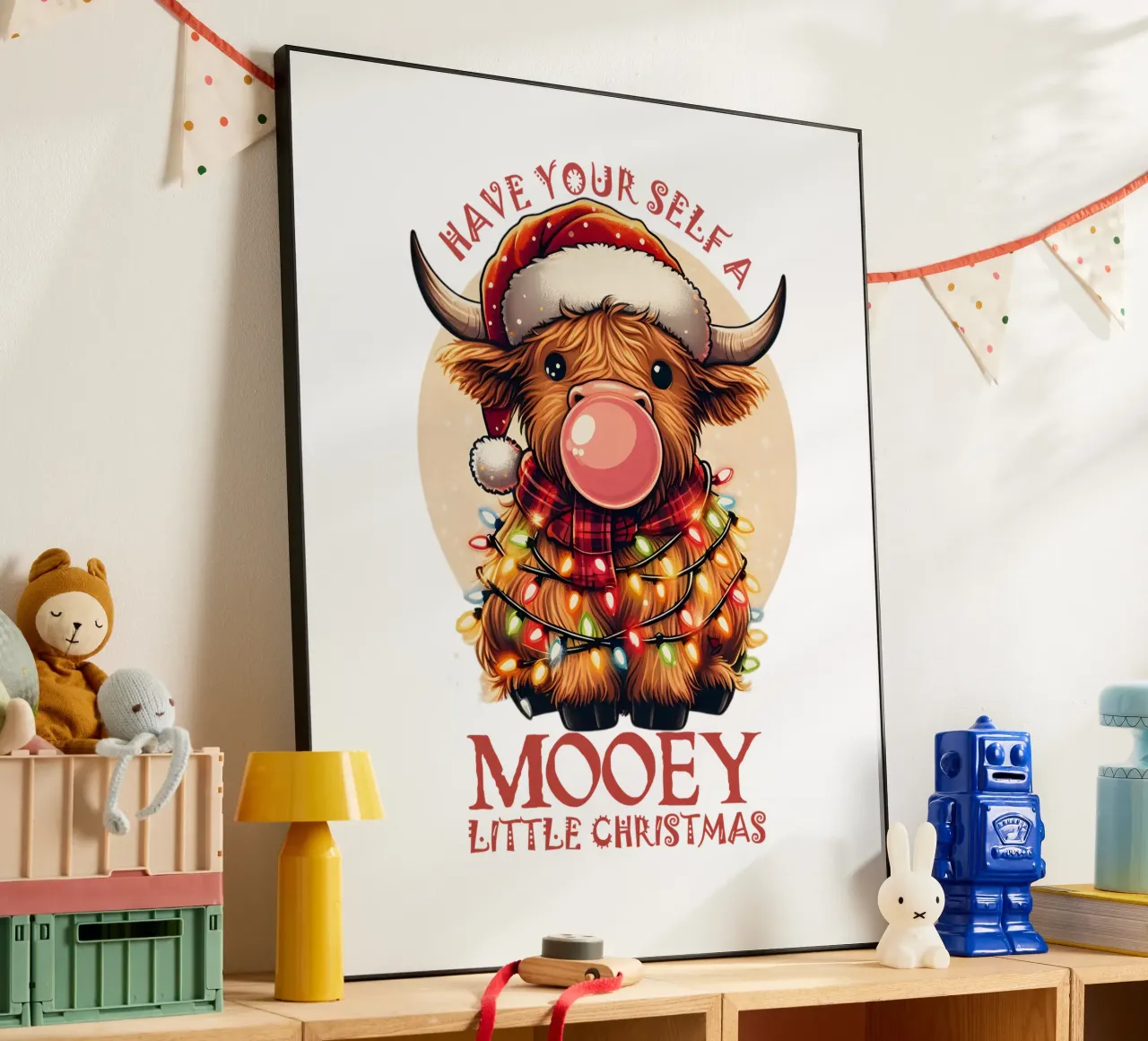 Have yourself a MOOEY little Christmas alluminio dibond da edsonramosart
