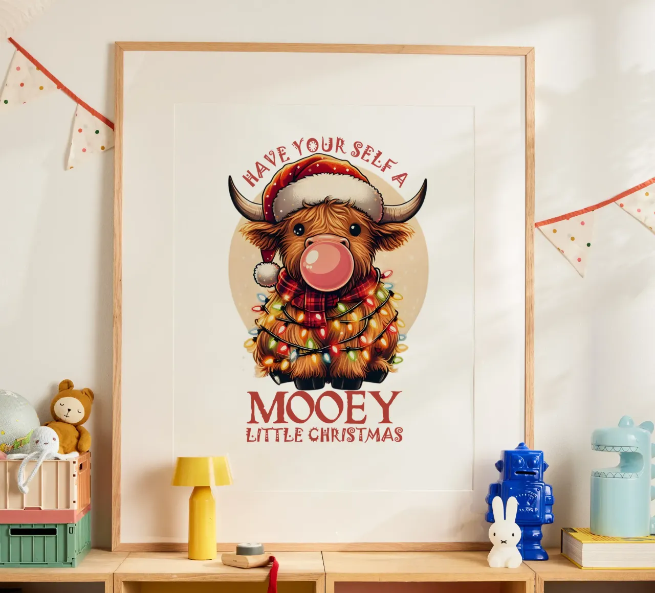Have yourself a MOOEY little Christmas carta hahnemühle da edsonramosart