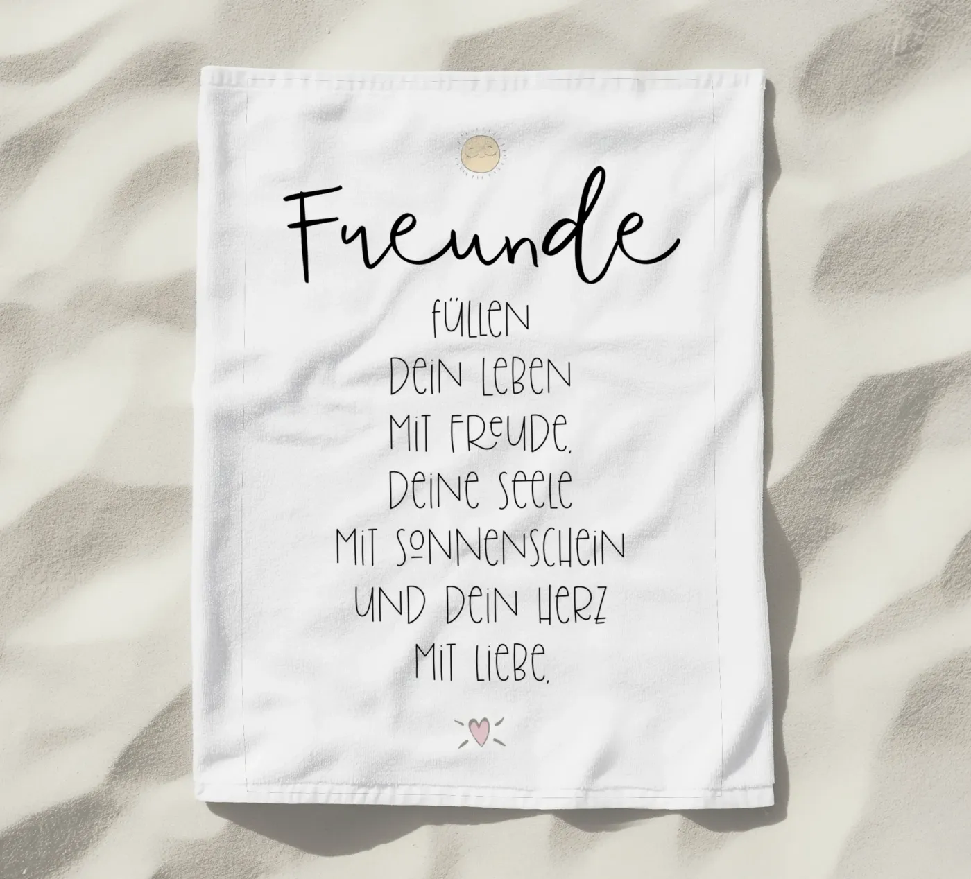 Freunde beach towel by Ohkimiko