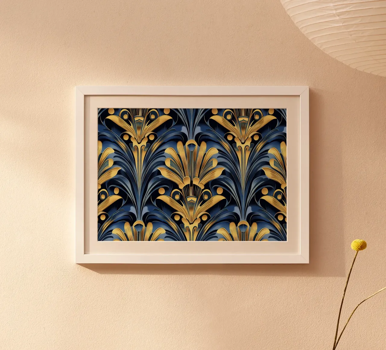 Art déco "Artful Perspectives" poster con telaio in legno da Nikis Art Studio