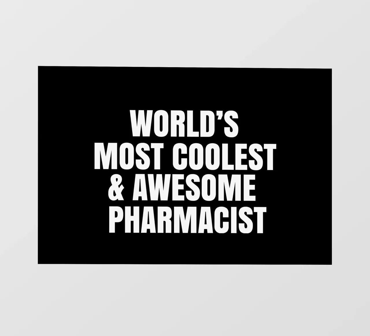 World's most coolest and awesome pharmacist telo in pvc da happieeagle