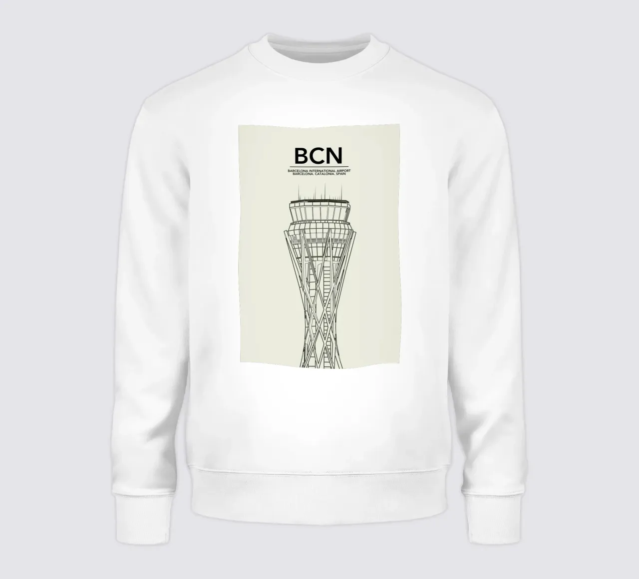 BCN Barcelona Tower sweatshirt by 08left