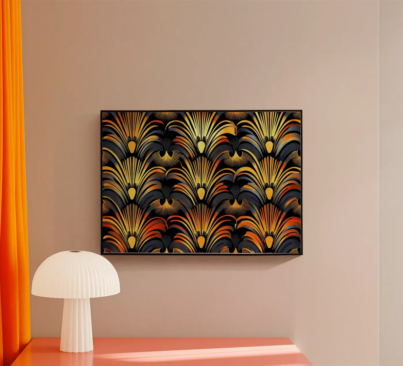 Art déco Acryl-Glas von Nikis Art Studio