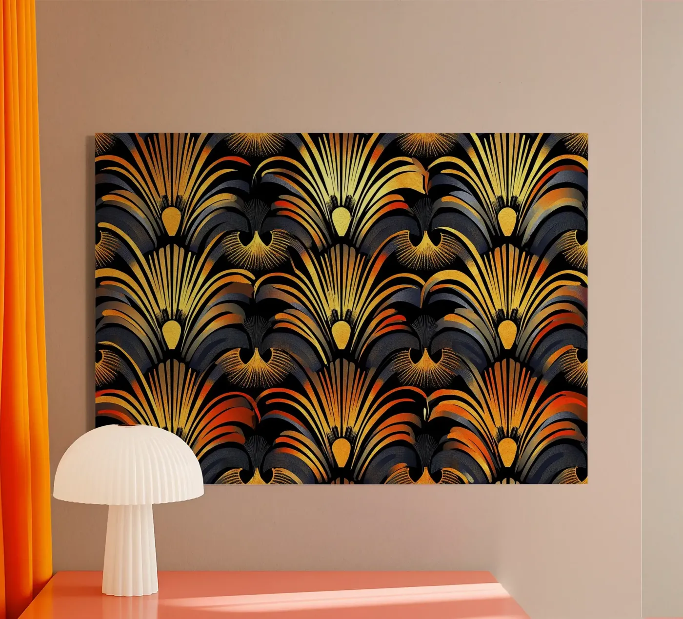 Art déco Acryl-Glas von Nikis Art Studio