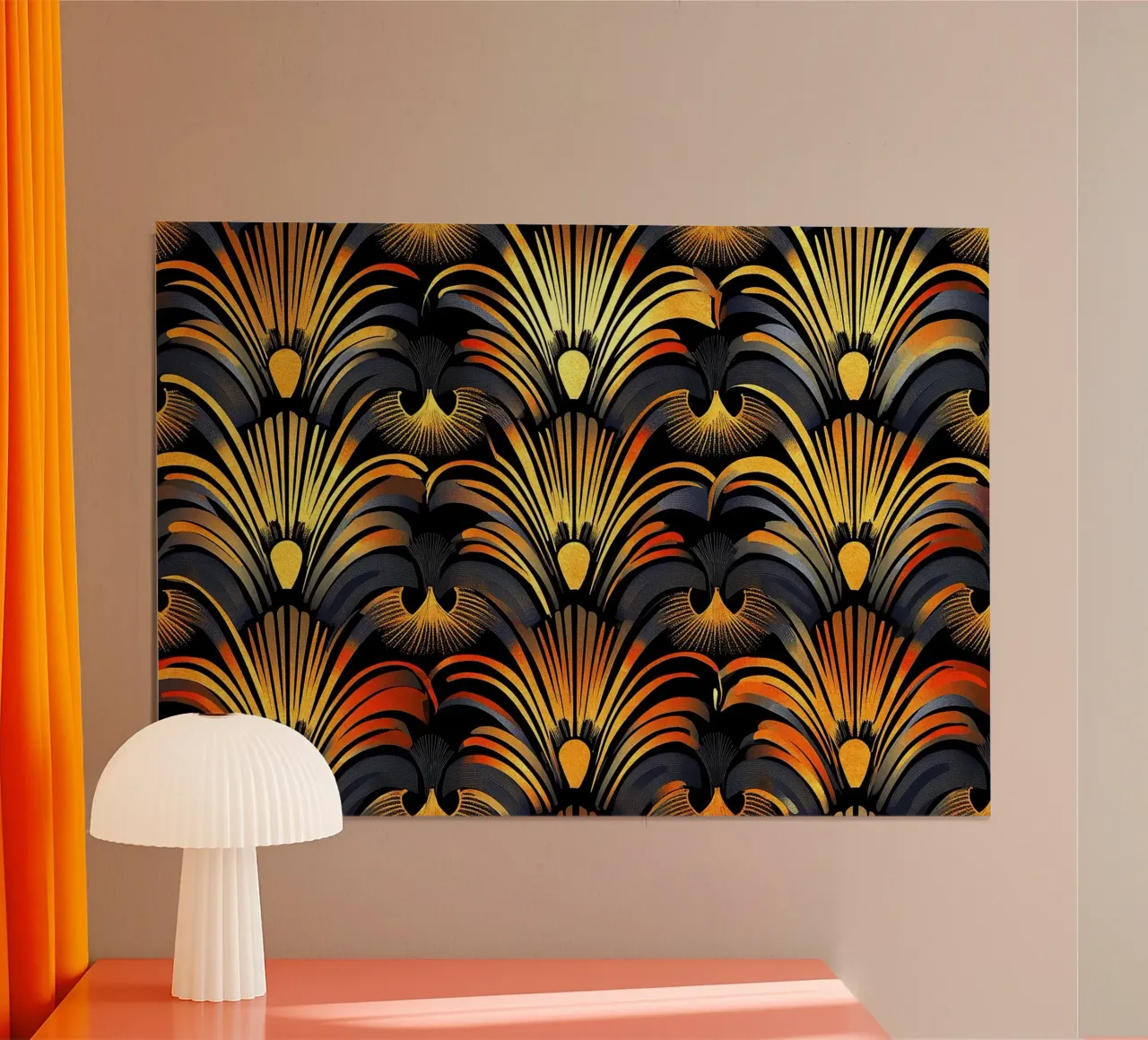 Art déco poster by Nikis Art Studio