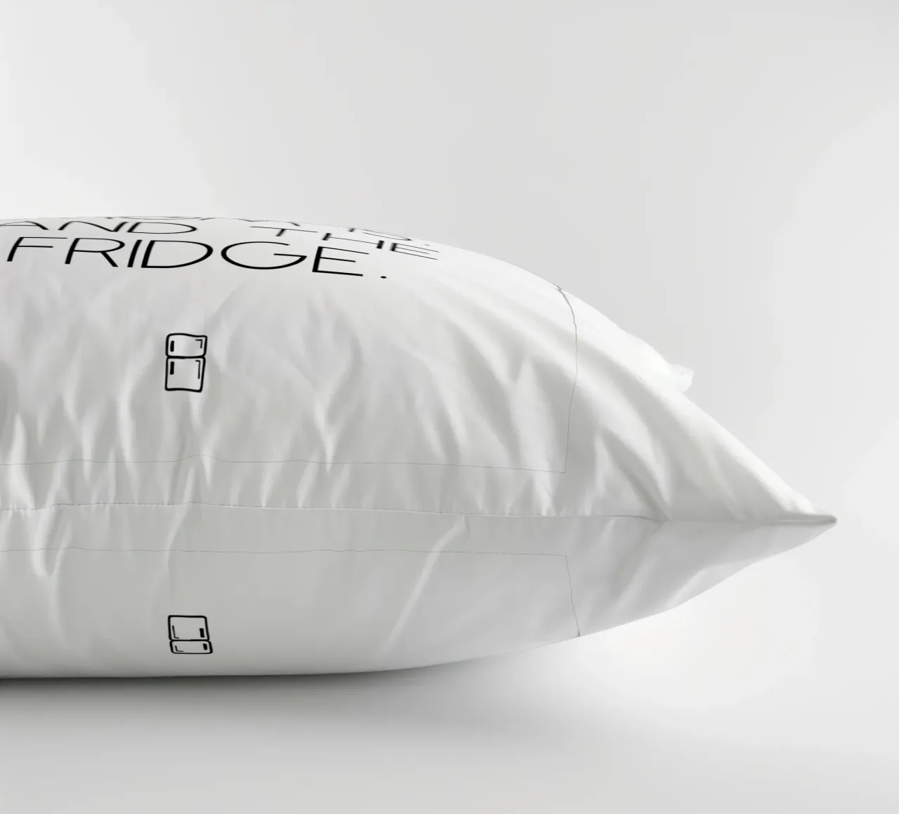 Home, Mom, Fridge decorative cushion by Ohkimiko