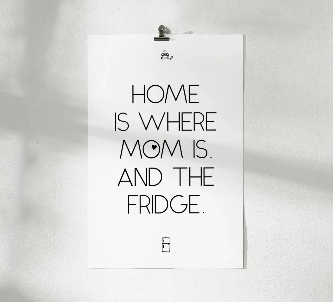 Home, Mom, Fridge Poster von Ohkimiko