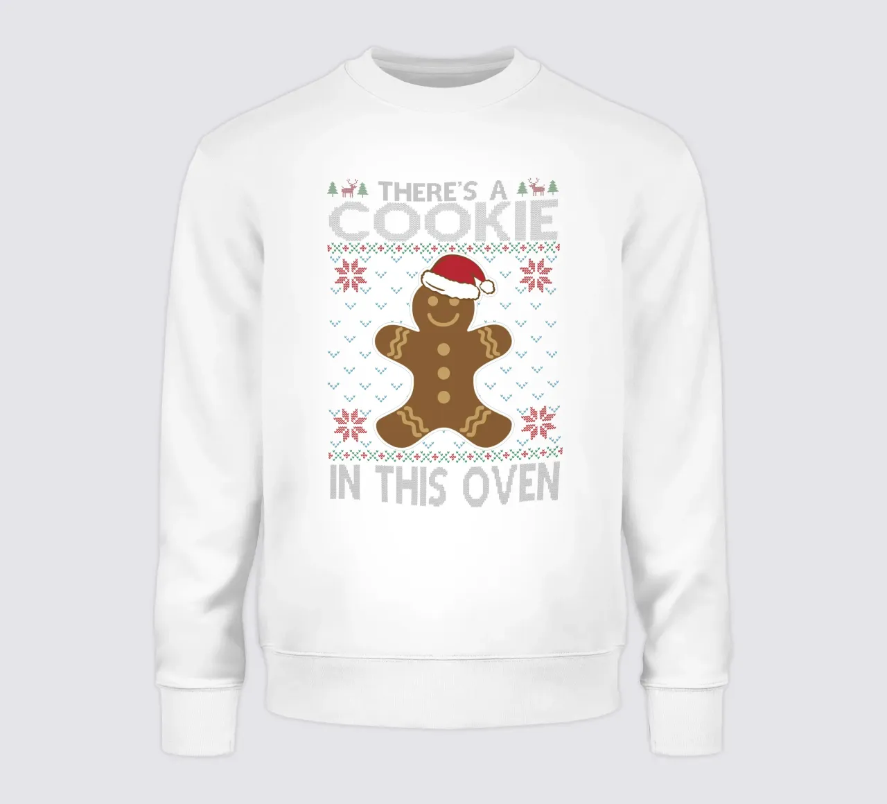 hay una galleta en este horno día de navidad sudadera de kaiyaraiya