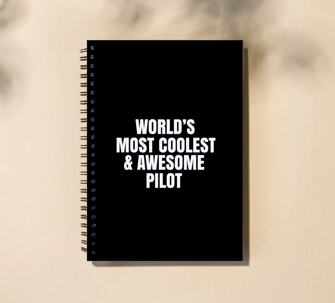World's most coolest and awesome pilot spiral notebook by happieeagle