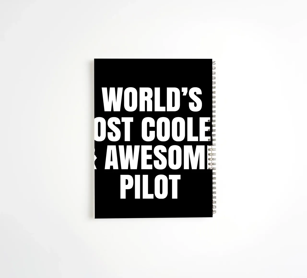 World's most coolest and awesome pilot spiral notebook by happieeagle