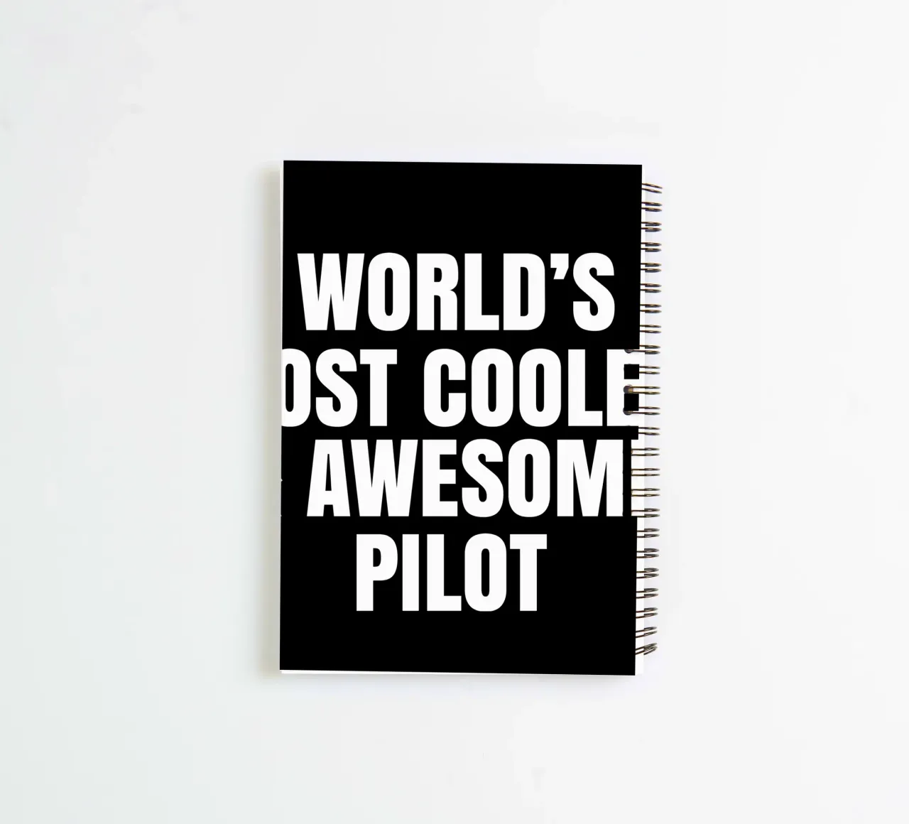 World's most coolest and awesome pilot spiral notebook by happieeagle