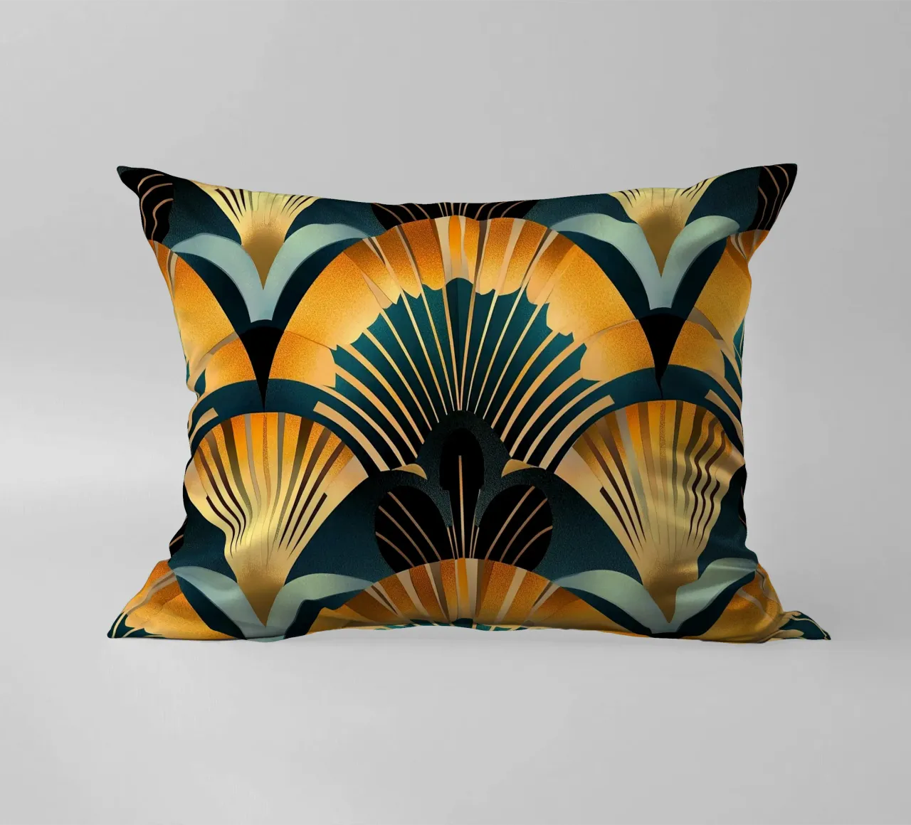 Art Deco decorative cushion by Nikis Art Studio