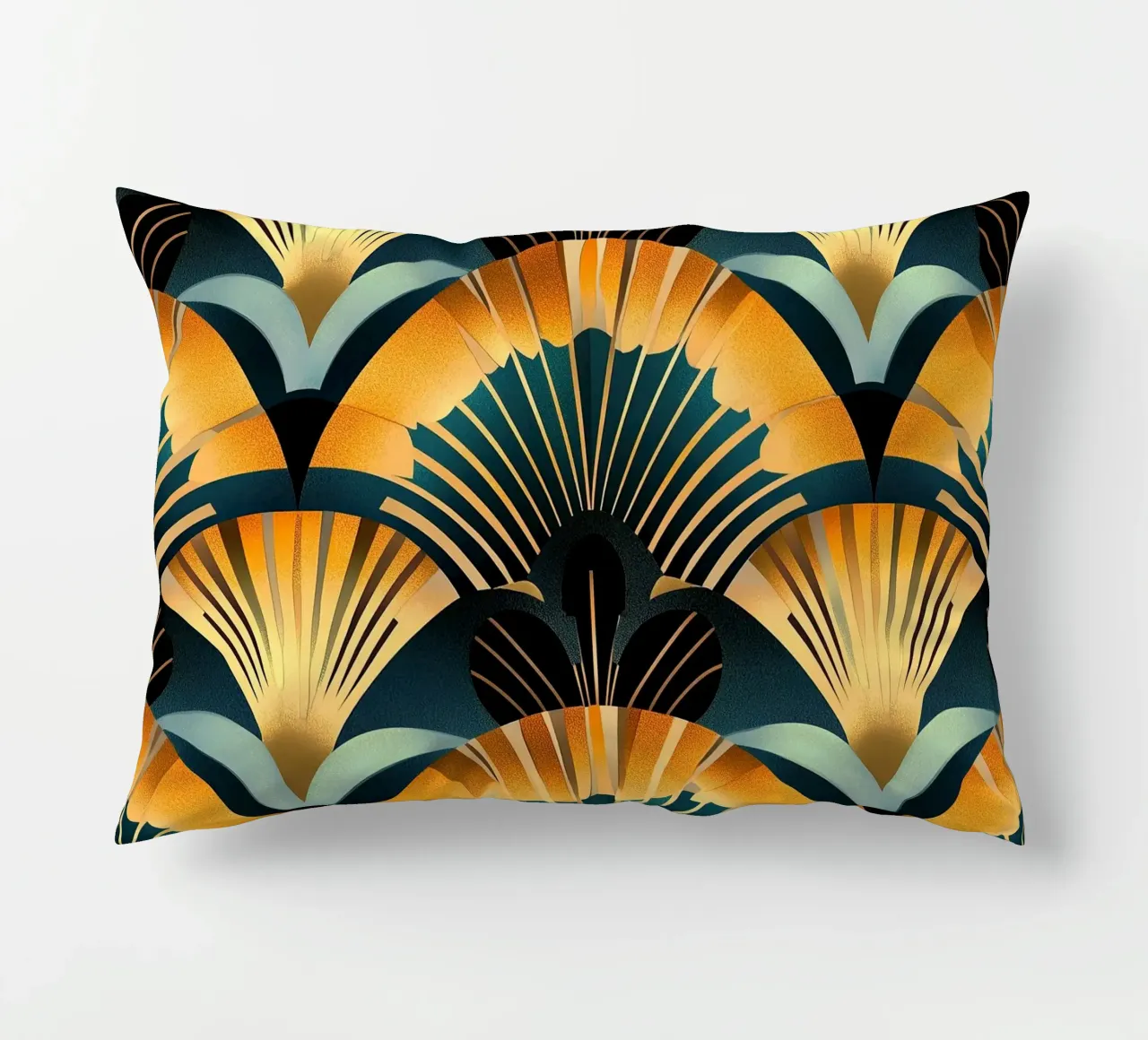 Art Deco decorative cushion by Nikis Art Studio