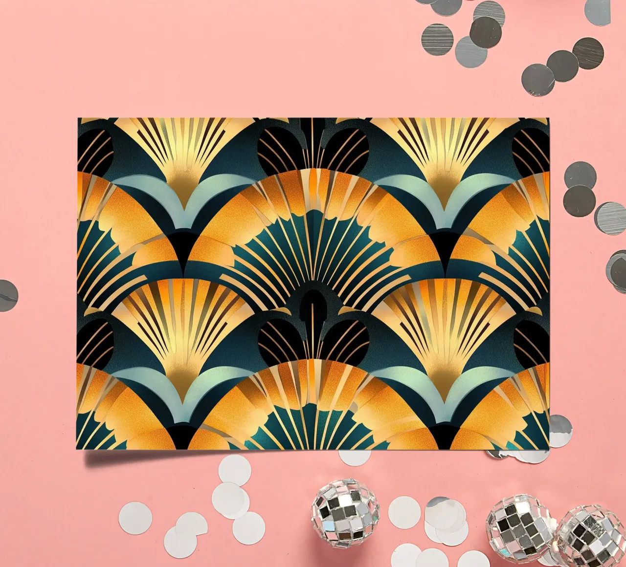 Art Deco stickervel van Nikis Art Studio