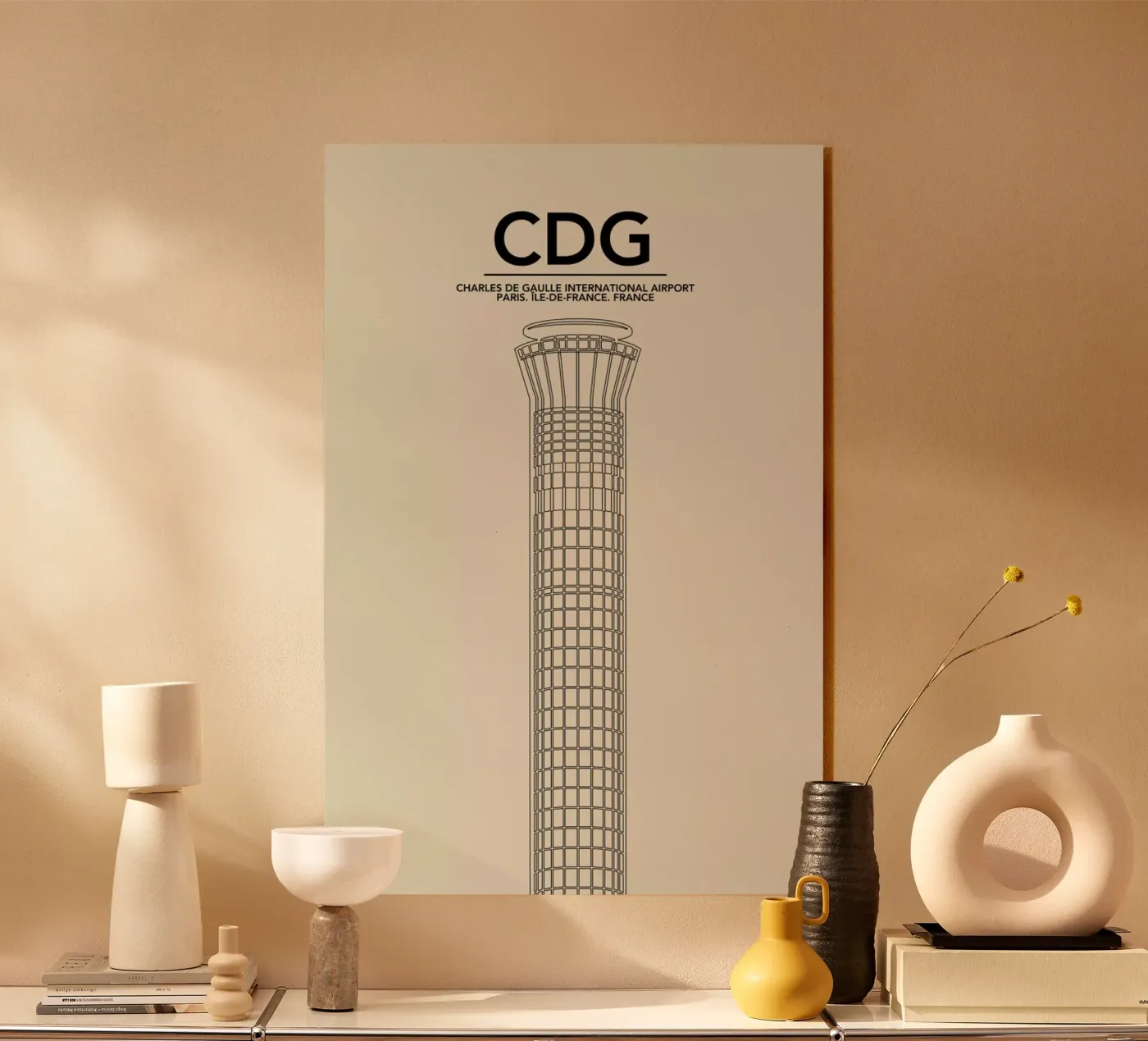 CDG Paris Tower Acryl-Glas von 08left