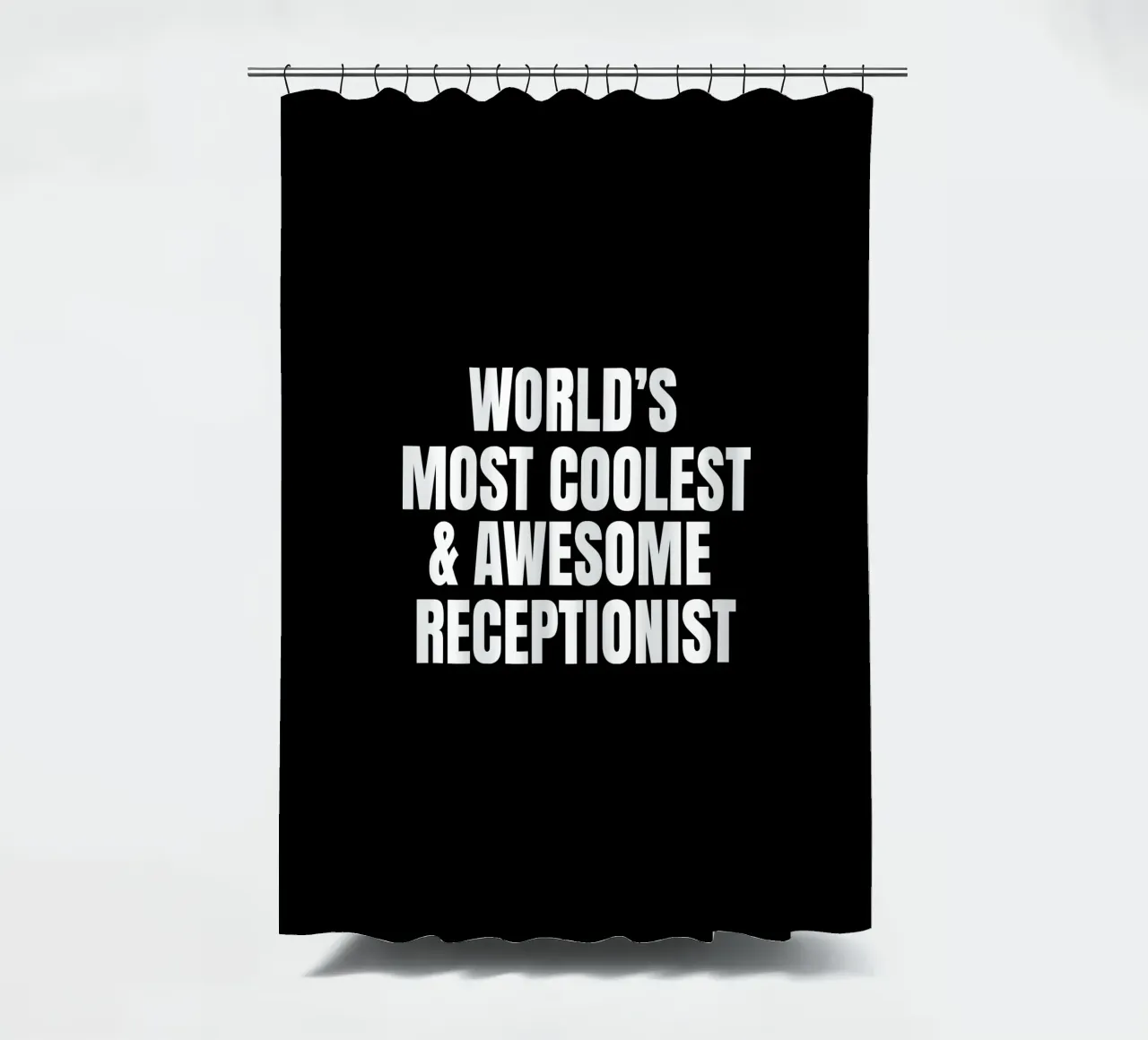 World's most coolest and awesome receptionist tenda da doccia da happieeagle