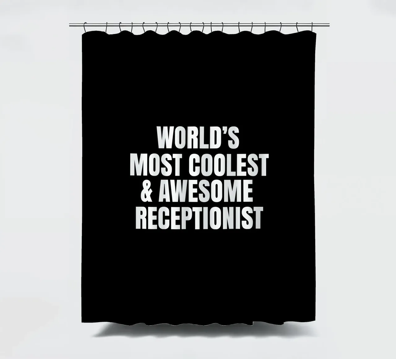 World's most coolest and awesome receptionist tenda da doccia da happieeagle