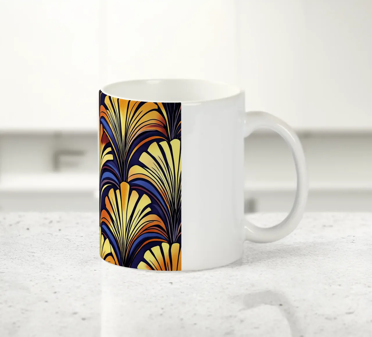 Art déco tazza in ceramica da Nikis Art Studio