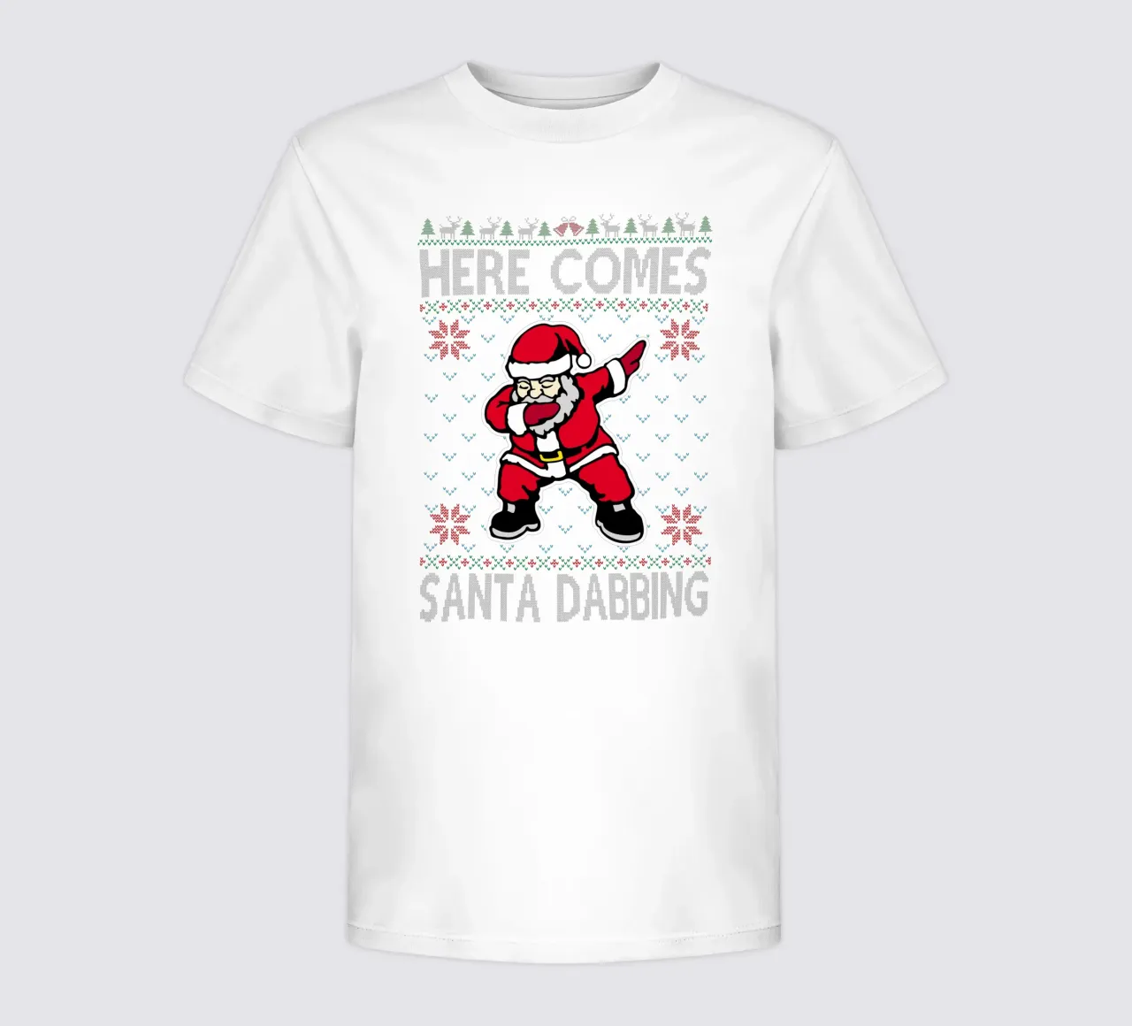 arriva babbo natale doppiaggio t-shirt bambini da kaiyaraiya