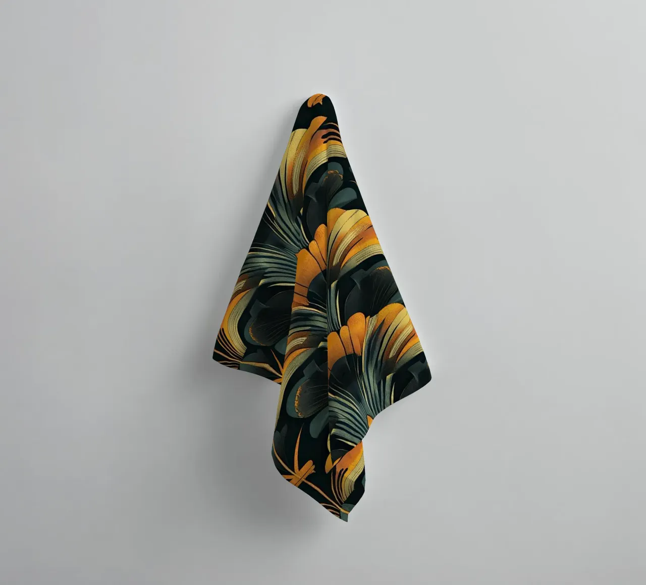 Art déco towel by Nikis Art Studio