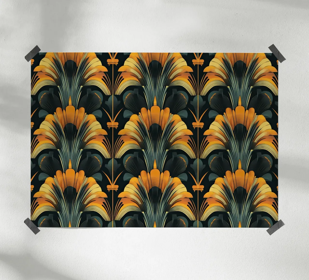 Art déco poster da Nikis Art Studio