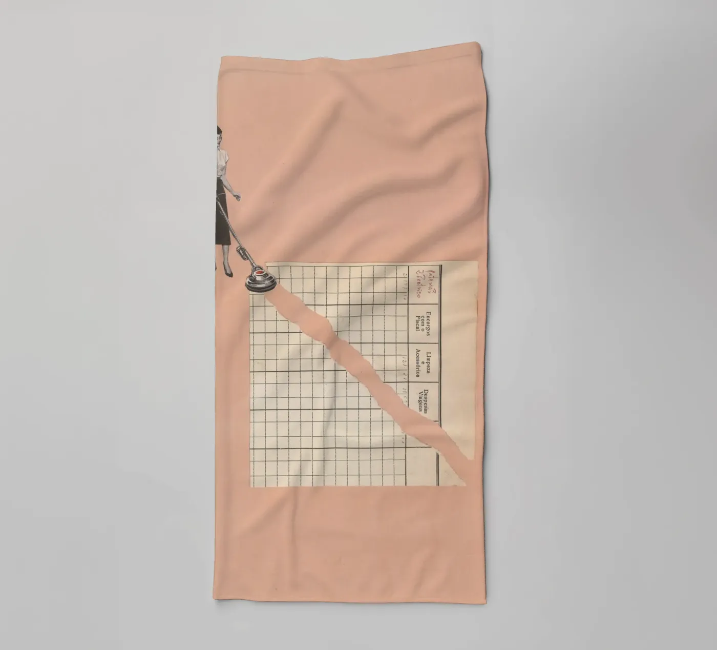 Torn Vacuum badhanddoek van Carlos Quitério