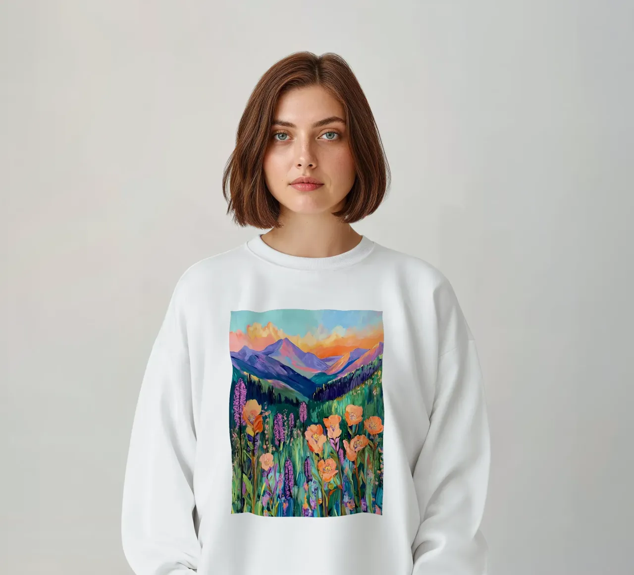 Prato dei fiori selvatici felpa da IamHomeStudio