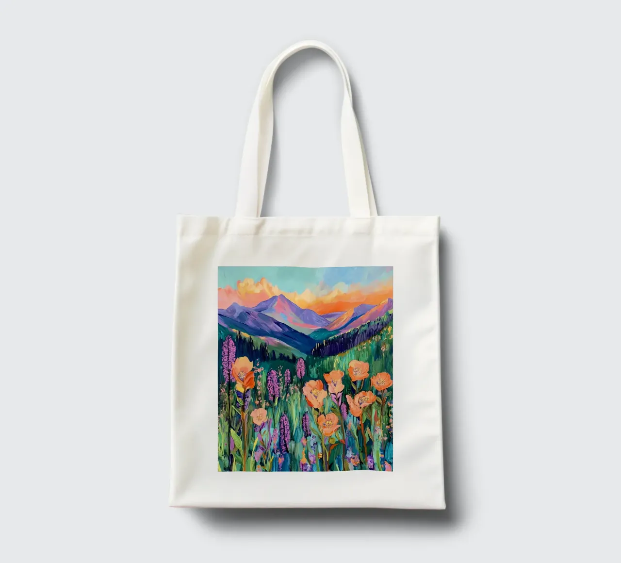 Prato dei fiori selvatici borsa in juta da IamHomeStudio