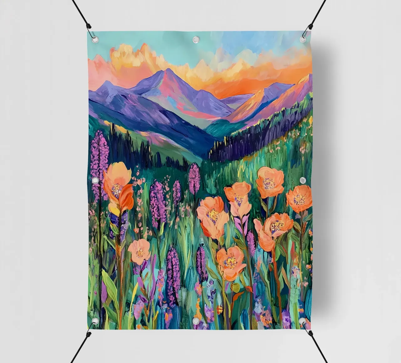 Prato dei fiori selvatici telo in pvc da IamHomeStudio