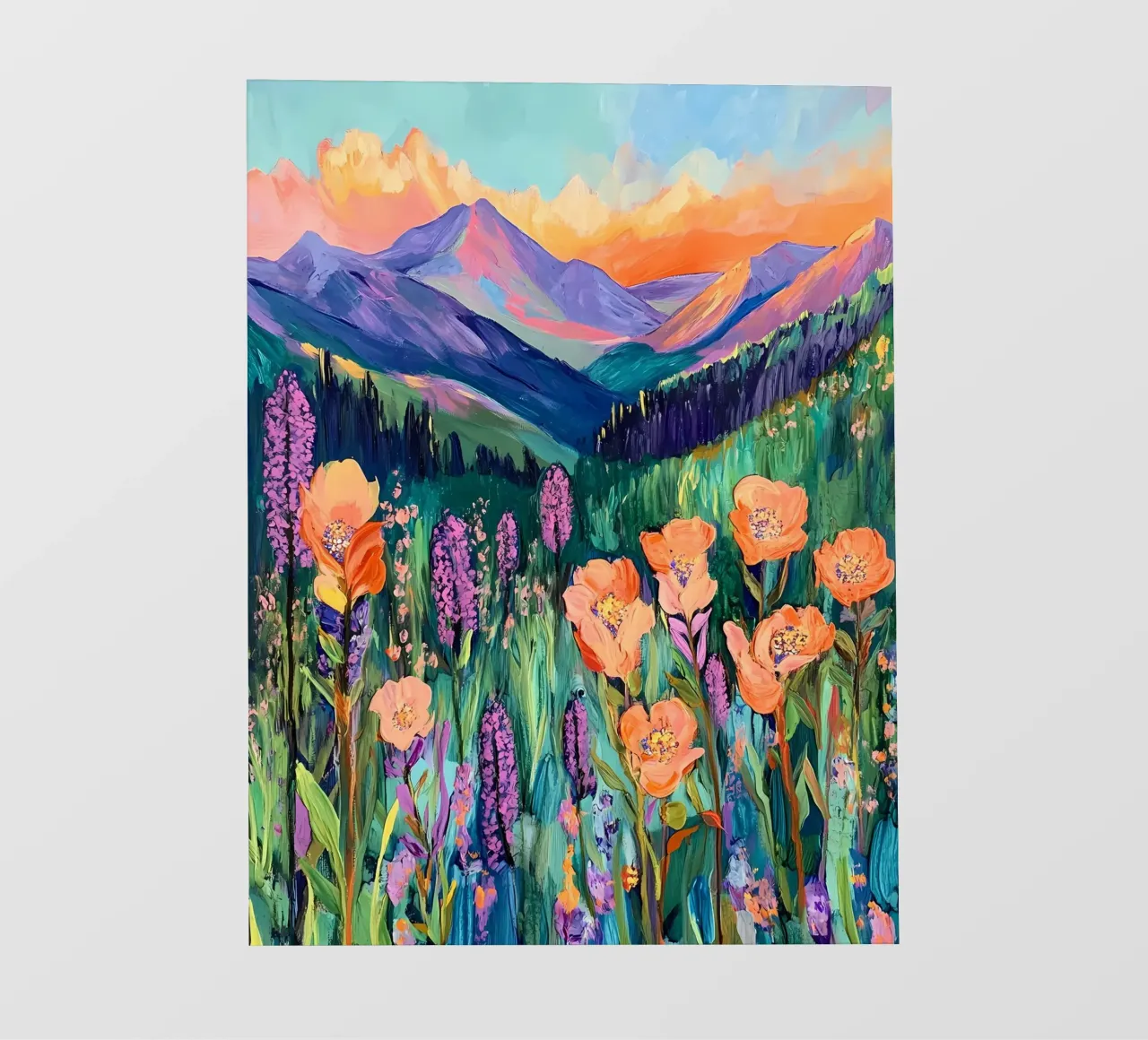 Prato dei fiori selvatici telo in pvc da IamHomeStudio