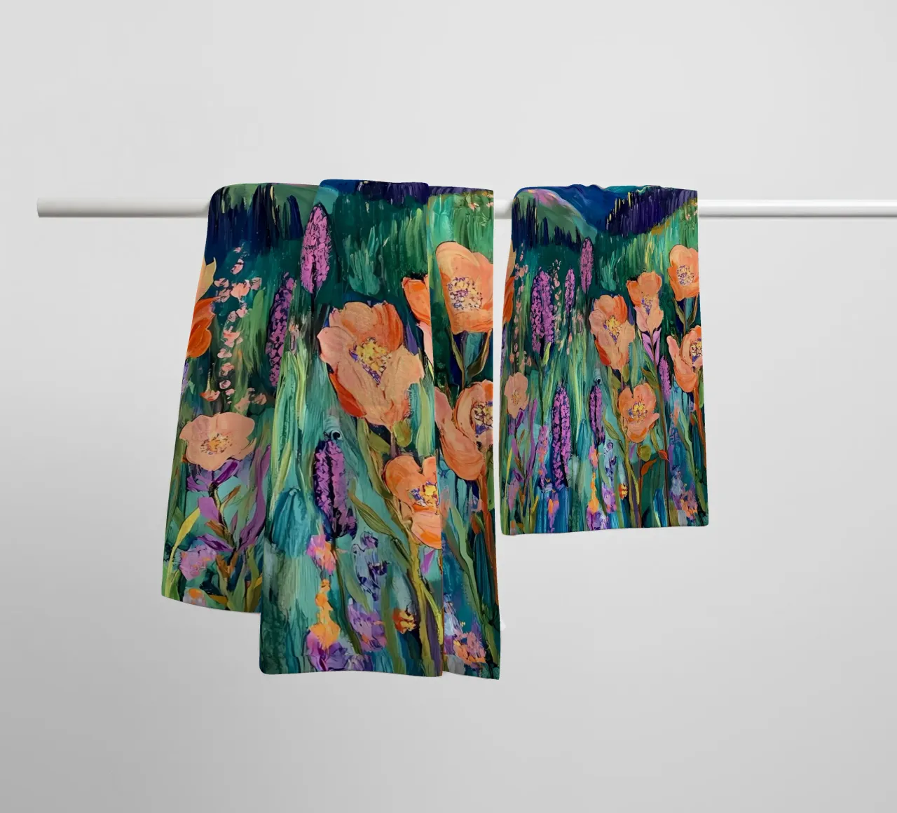 Prato dei fiori selvatici asciugamano da bagno da IamHomeStudio