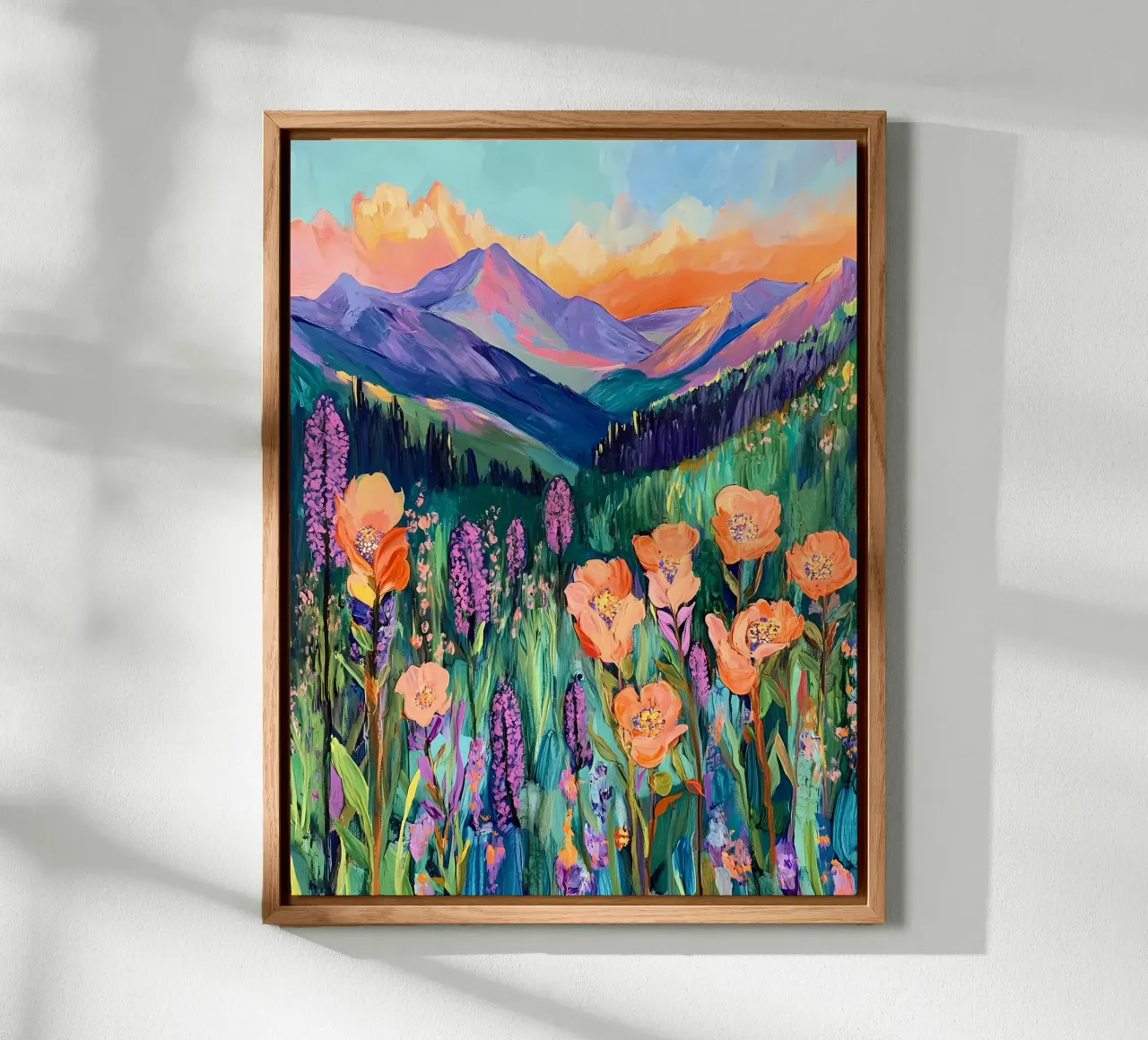 Prato dei fiori selvatici alluminio dibond da IamHomeStudio