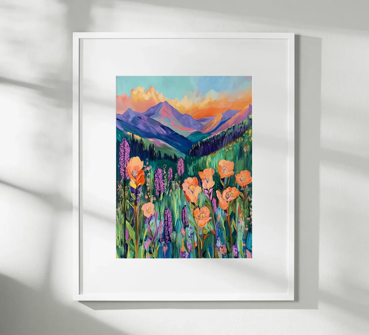 Prato dei fiori selvatici carta hahnemühle da IamHomeStudio