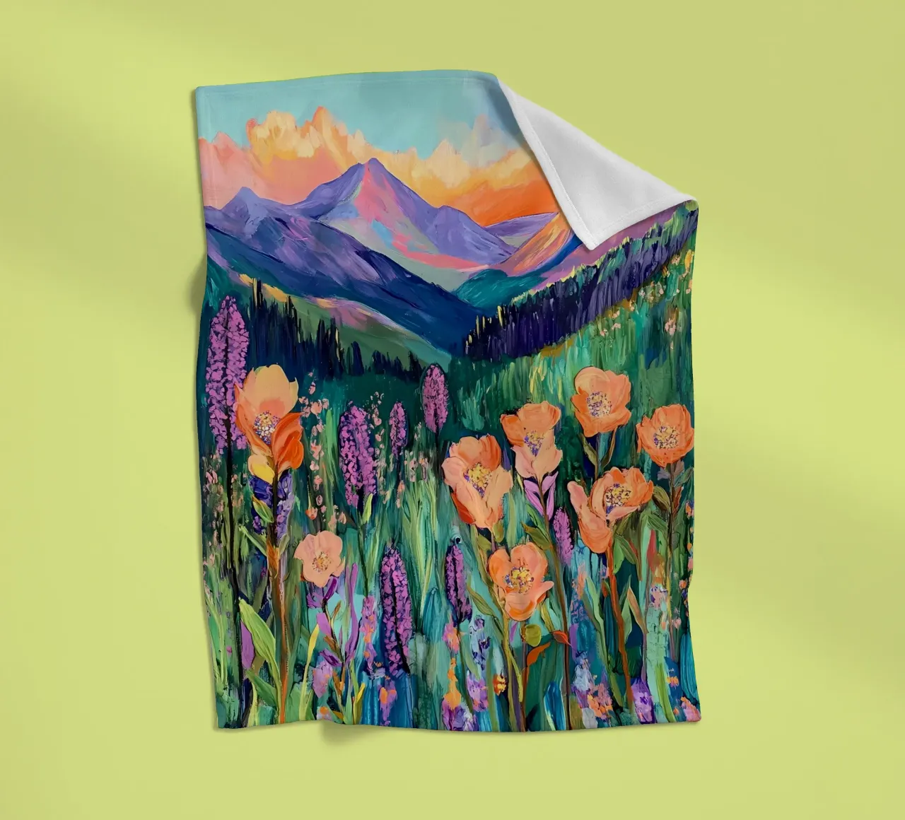 Prato dei fiori selvatici coperta in pile da IamHomeStudio