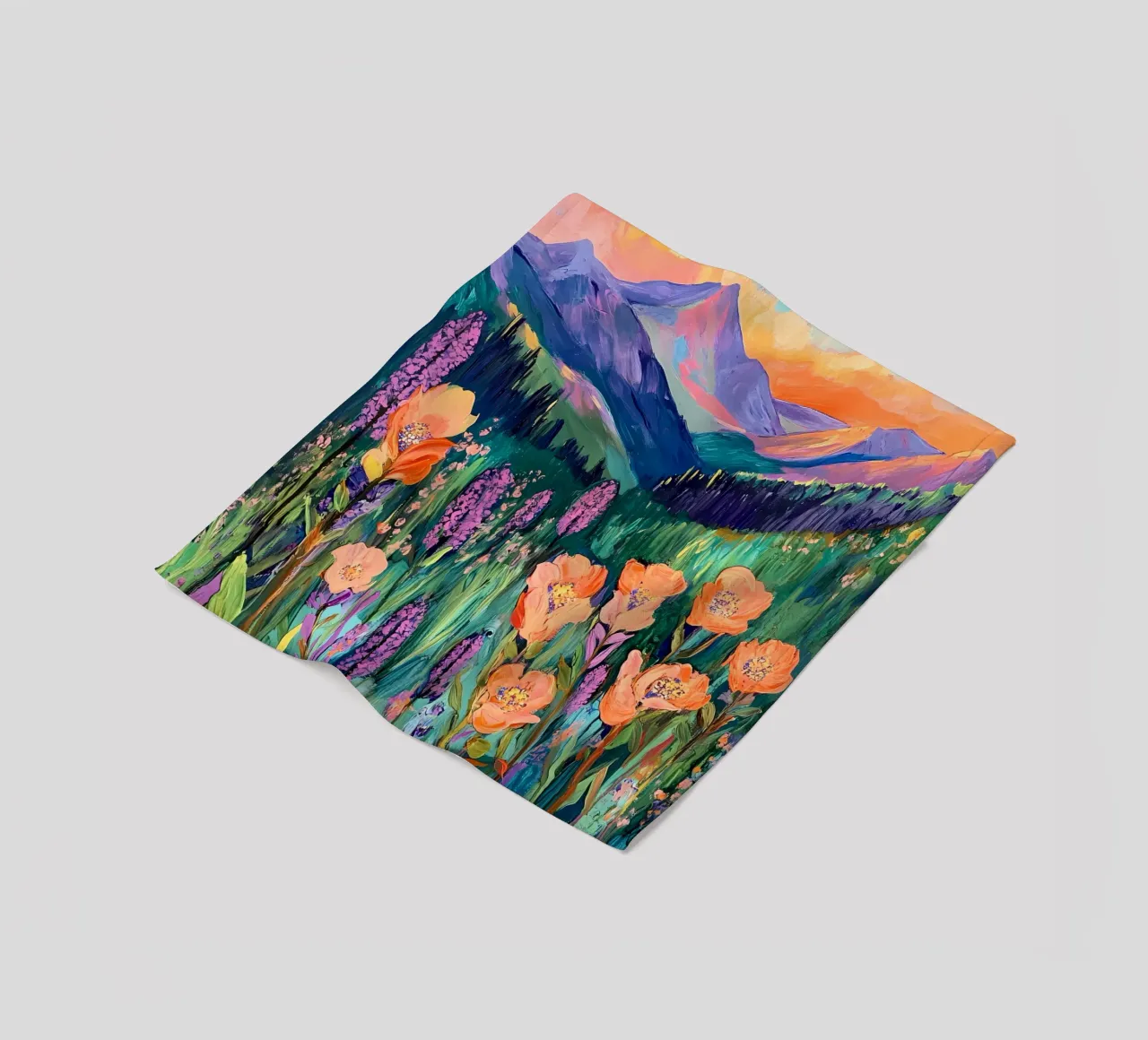 Prato dei fiori selvatici coperta in pile da IamHomeStudio