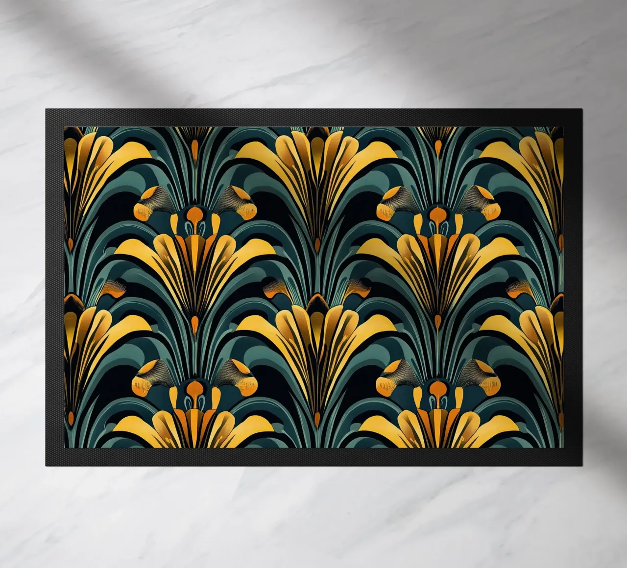Art déco "Illuminated Elegance" zerbino da Nikis Art Studio
