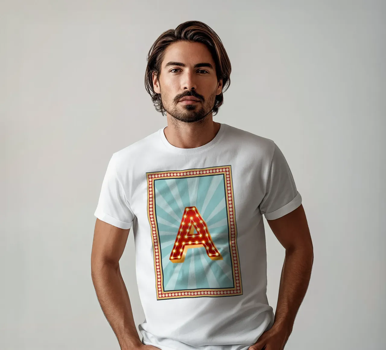 Buchstaben Zirkus -Initiale Name t-shirt by Ohkimiko