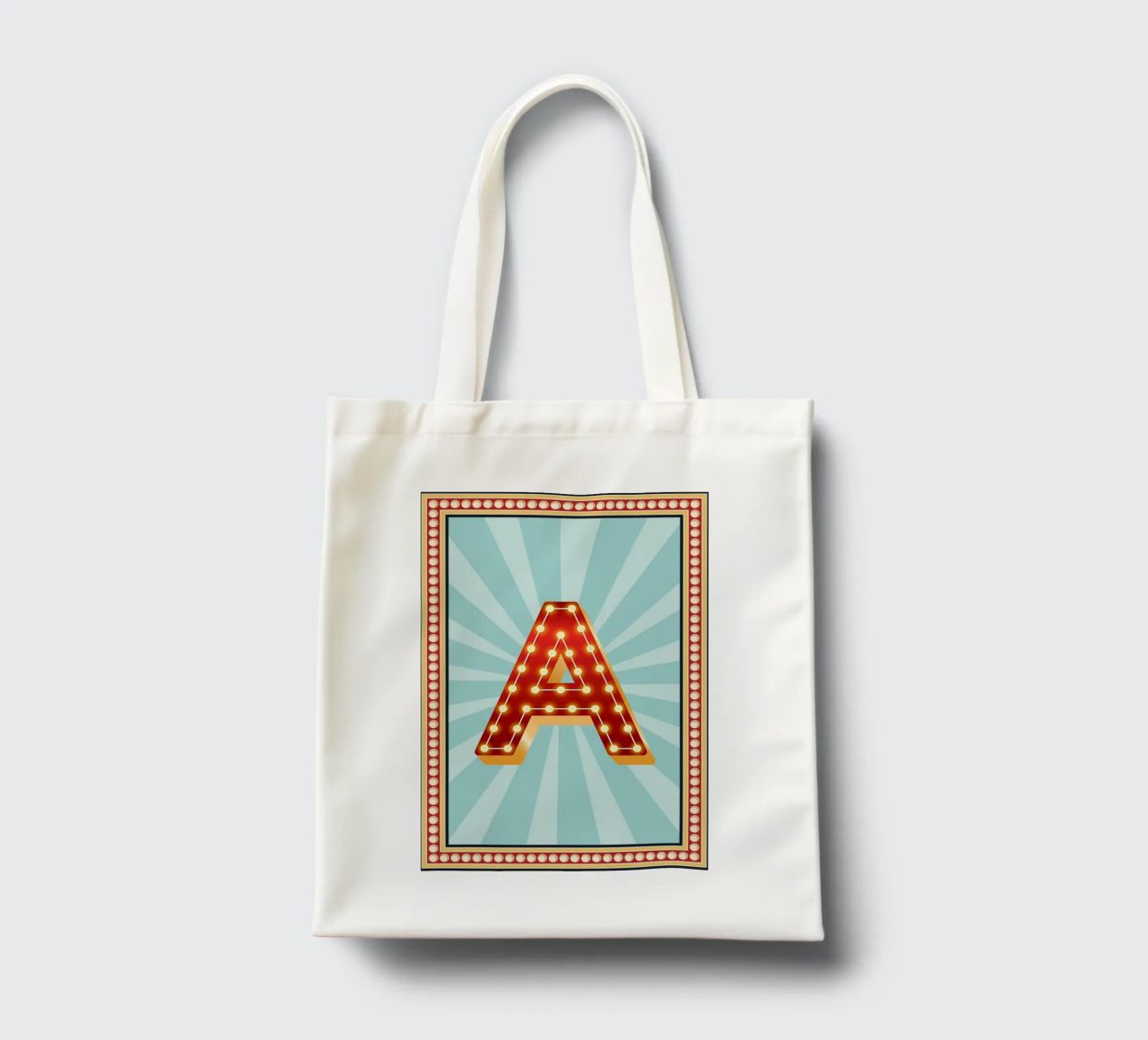 Buchstaben Zirkus -Initiale Name borsa in juta da Ohkimiko