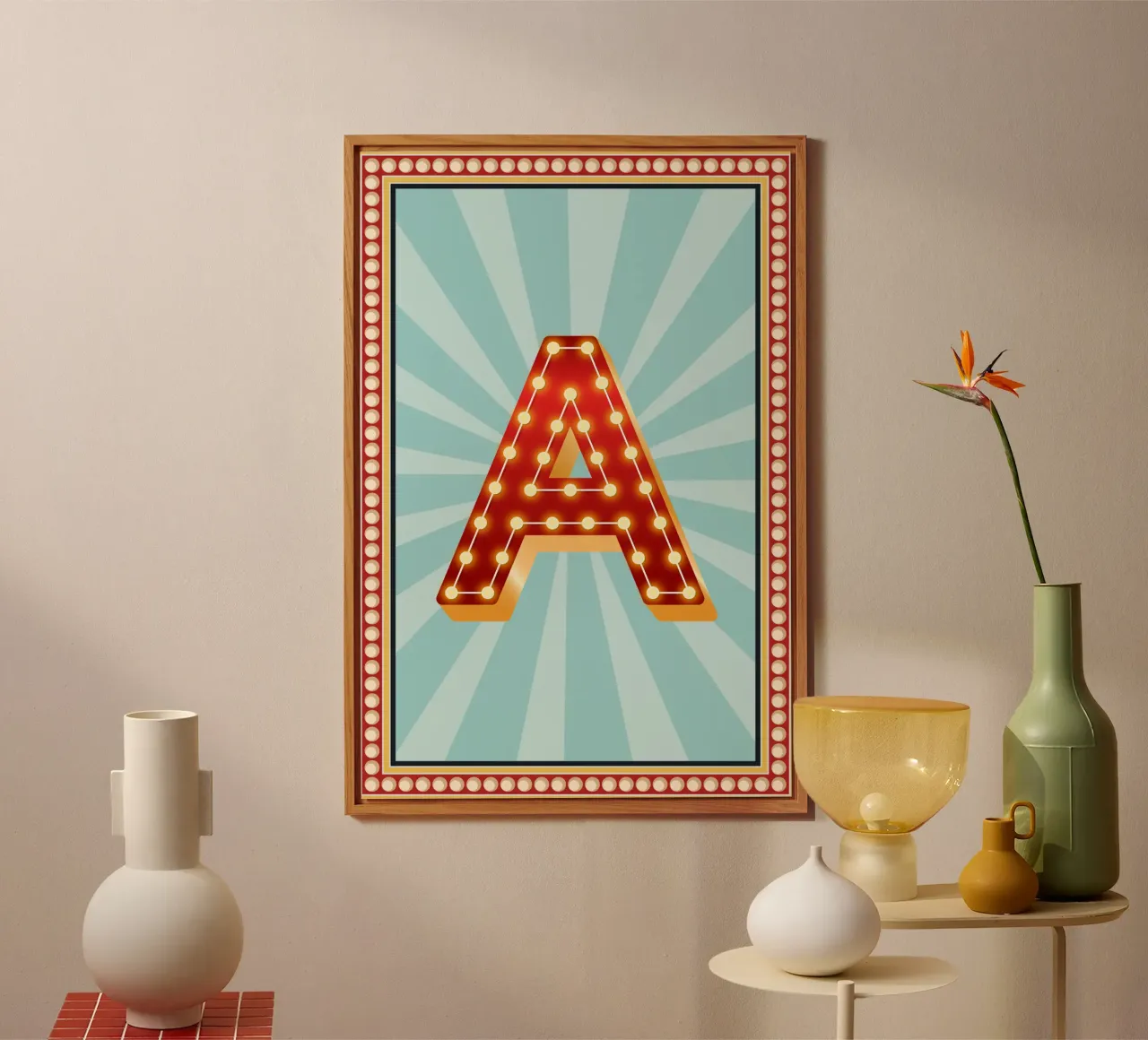 Buchstaben Zirkus -Initiale Name alluminio dibond da Ohkimiko