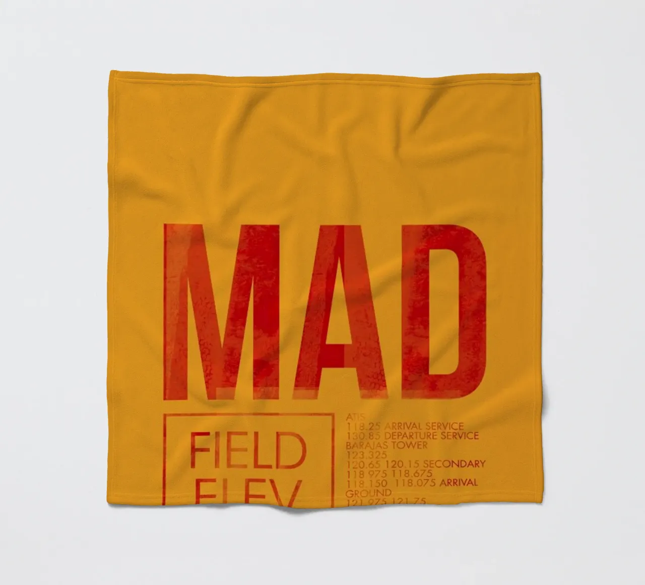MAD Madrid manta de franela de 08left